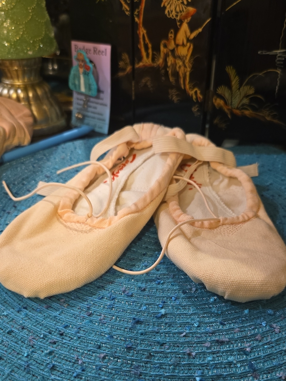 Capezio Pale Pink Canvas Ballet Flats